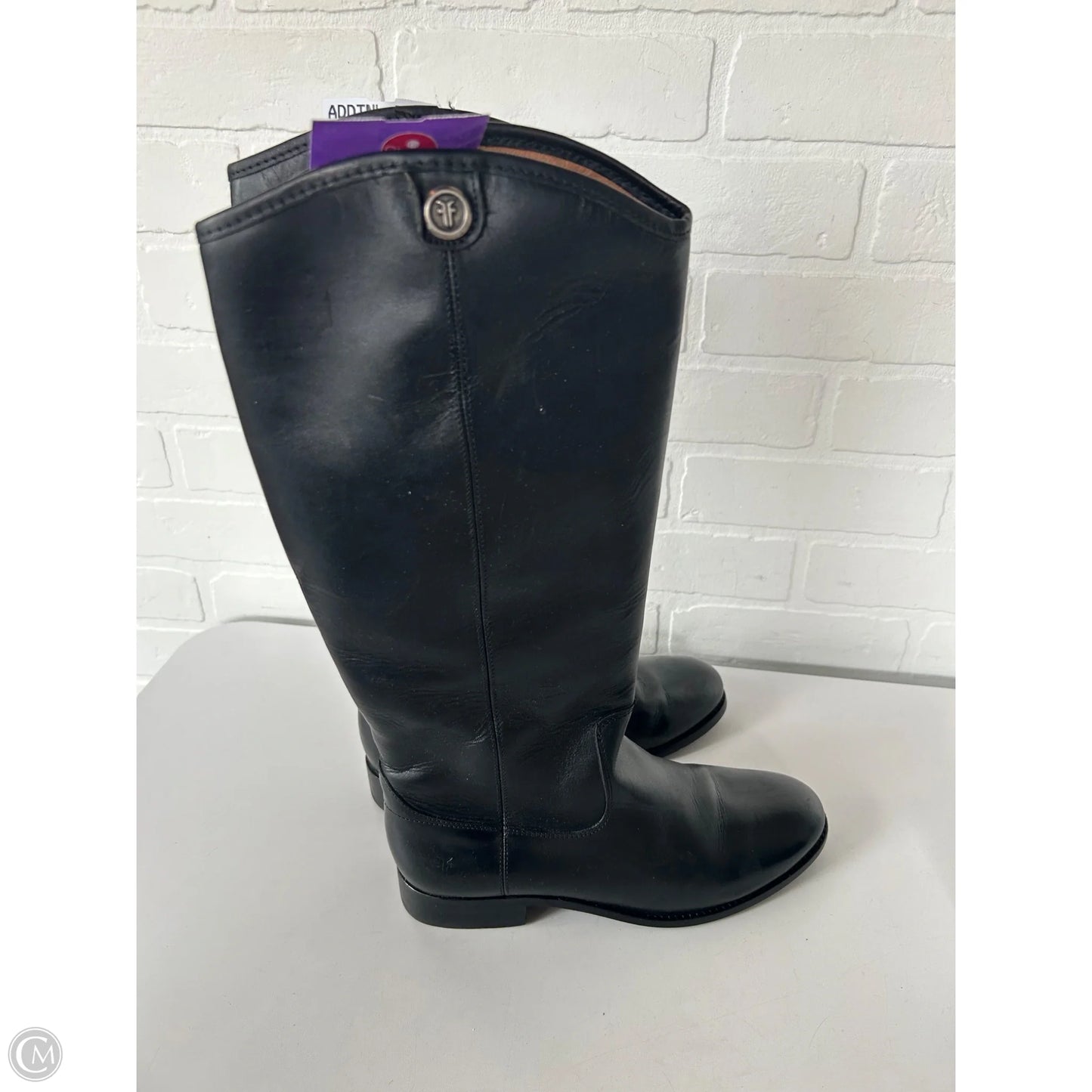 Boots Designer By Frye In Black, Size: 7.5