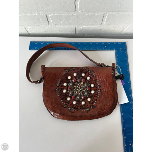 Handbag Leather By Cma, Size: Small