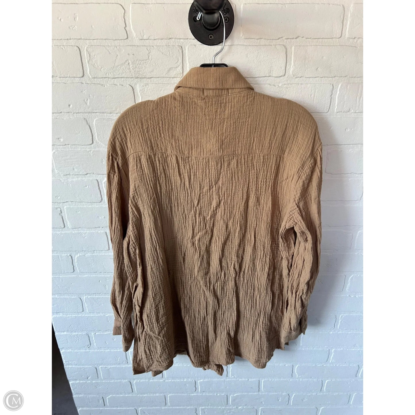 Romper By Clothes Mentor In Tan, Size: S
