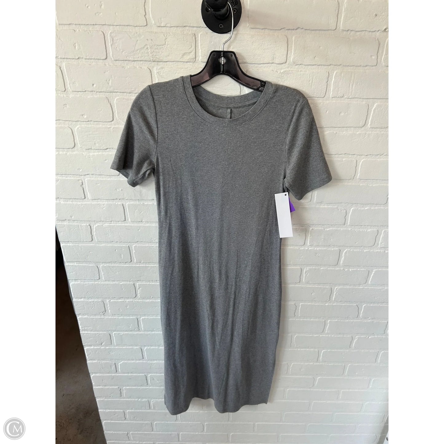 Dress Casual Midi By A New Day In Grey, Size: S