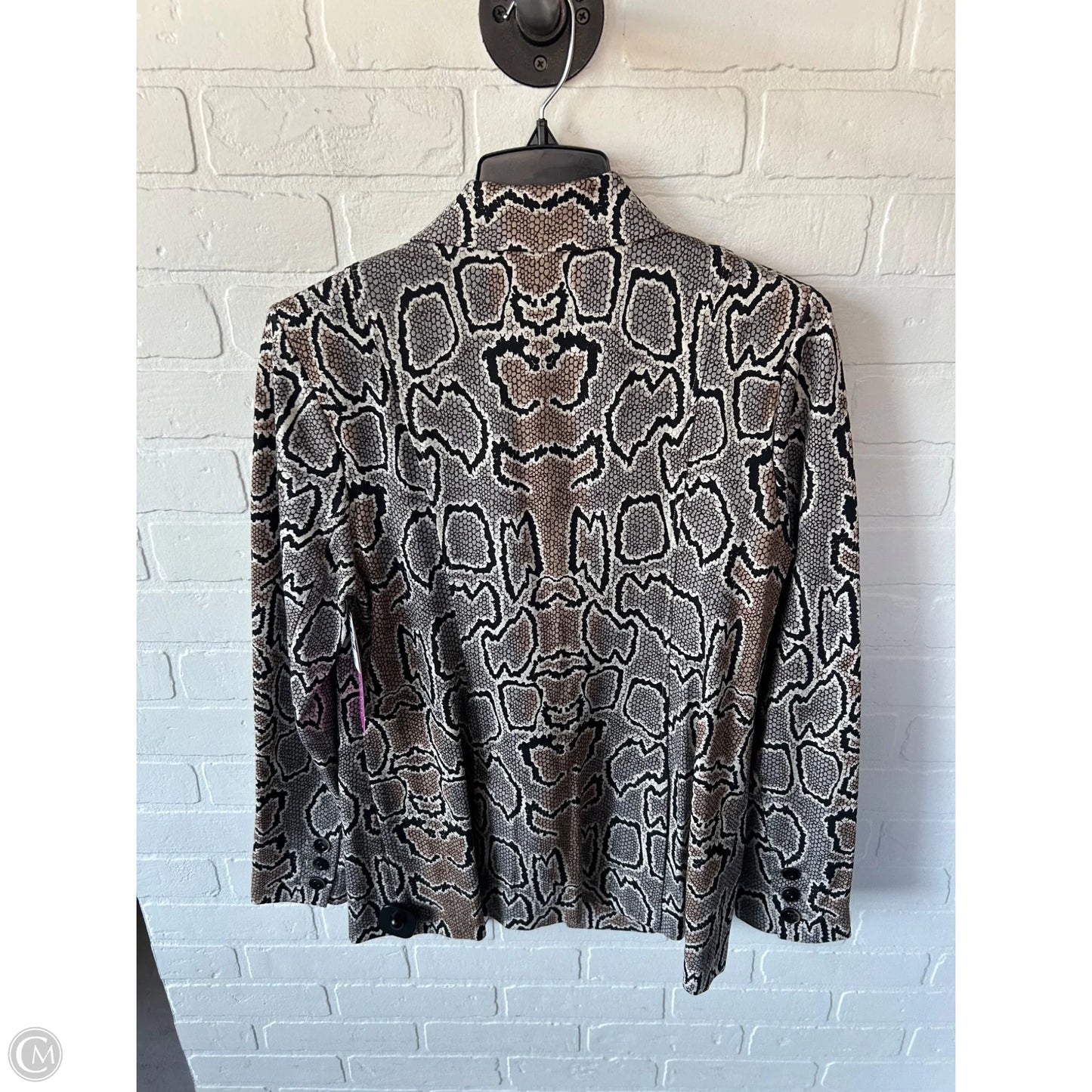 Blazer By Cabi In Brown & Grey, Size: M