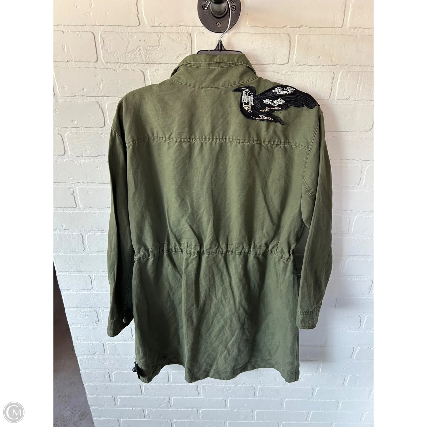Jacket Shirt By Cabi In Green, Size: S
