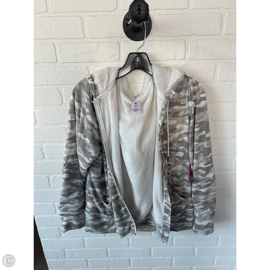 Sweatshirt Hoodie By Members Mark In Grey & White, Size: Xl