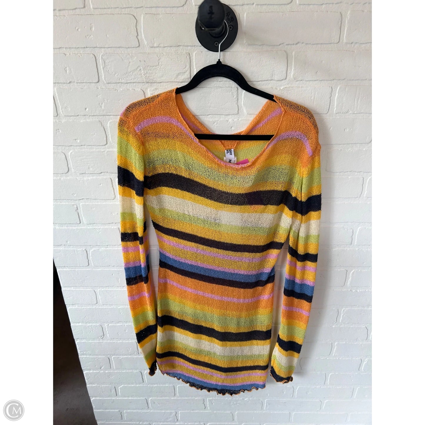 Swimwear Cover-up By Clothes Mentor In Rainbow Print, Size: M