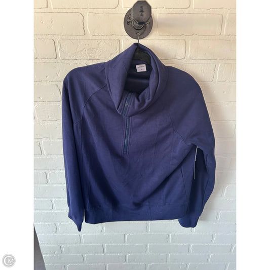 Athletic Sweatshirt Collar By Clothes Mentor In Blue, Size: M