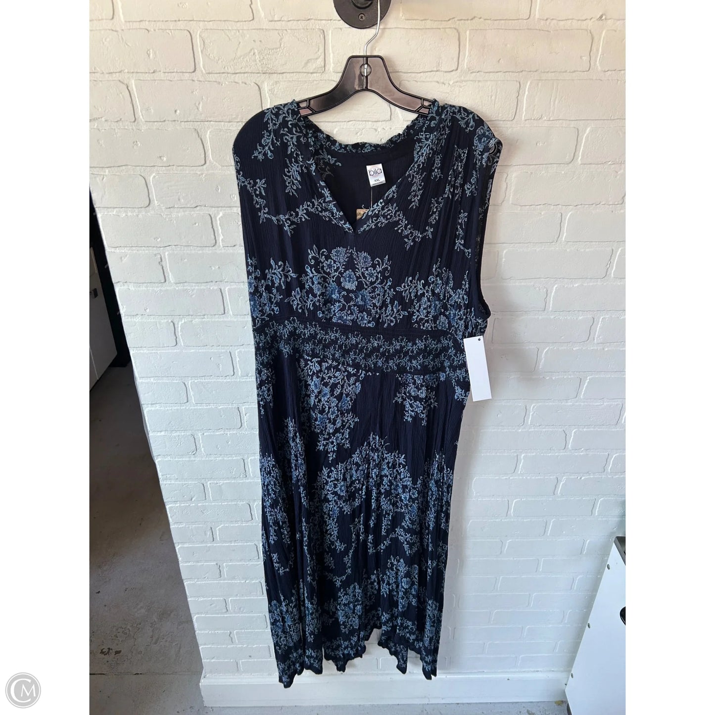 Dress Casual Maxi By Bila In Blue, Size: Xxl