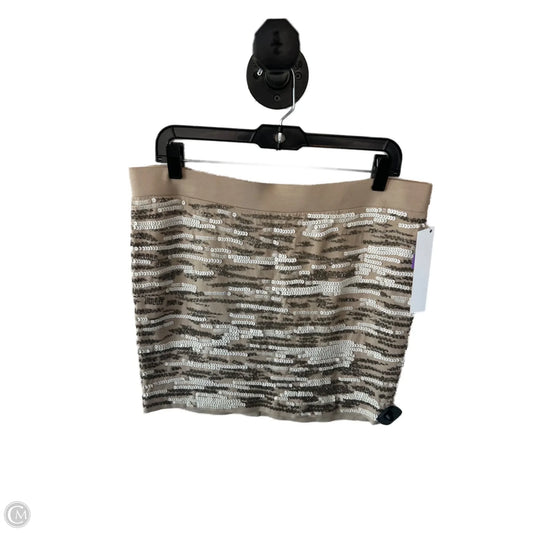 Skirt Mini & Short By Haute Hippie In Tan & White, Size: 12