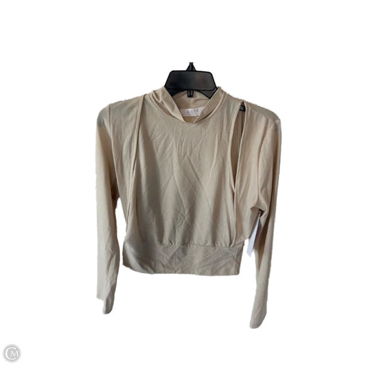 Top Long Sleeve By Astr The Label In Tan, Size: M