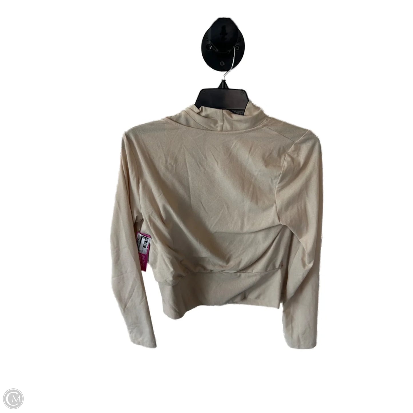 Top Long Sleeve By Astr The Label In Tan, Size: M