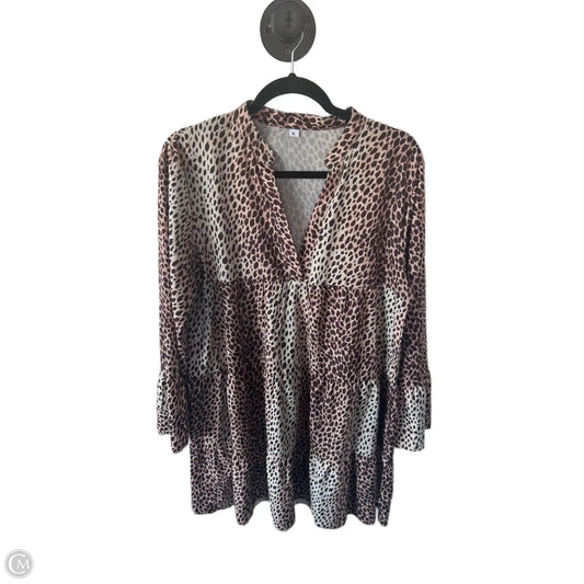 Dress Casual Short By Clothes Mentor In Brown, Size: Xl