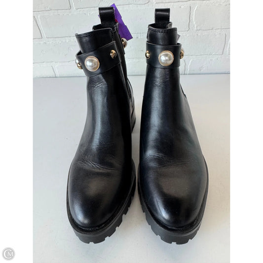 Boots Designer By Karl Lagerfeld In Black, Size: 8
