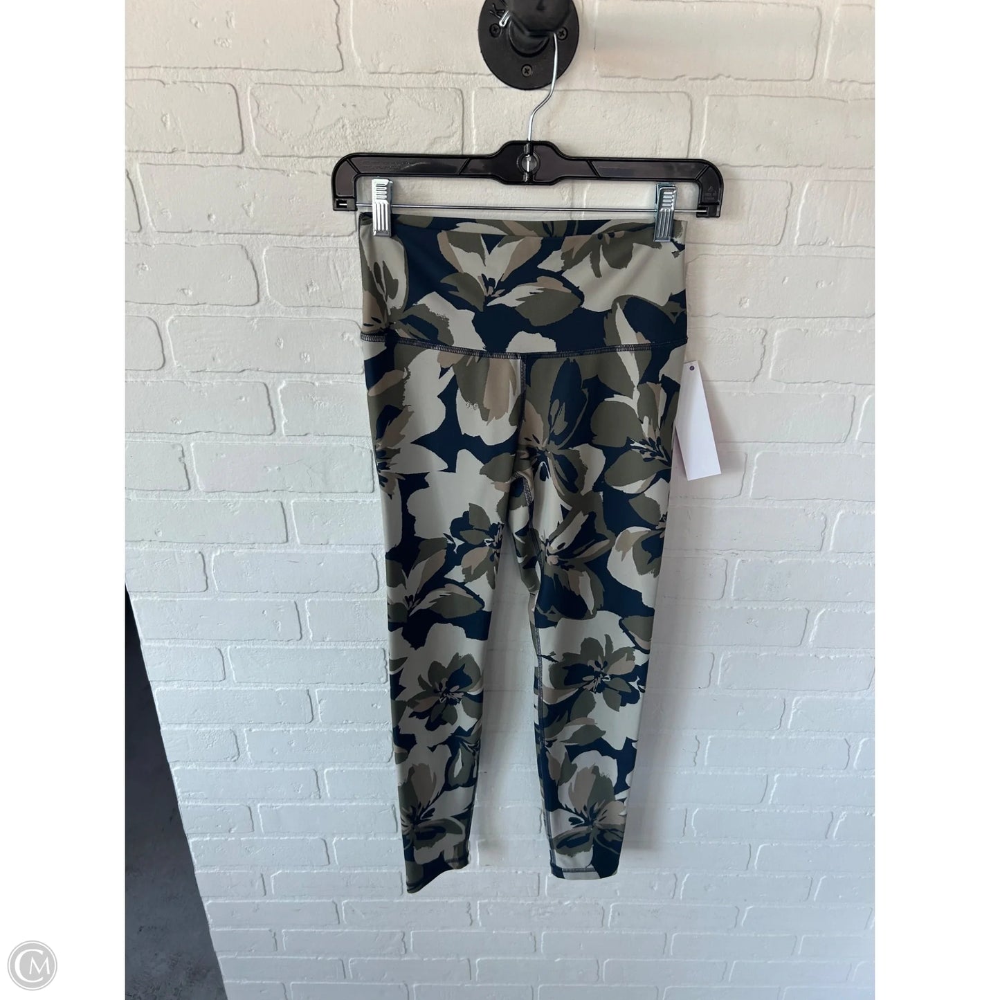 Athletic Leggings By Old Navy In Blue & Green, Size: 4
