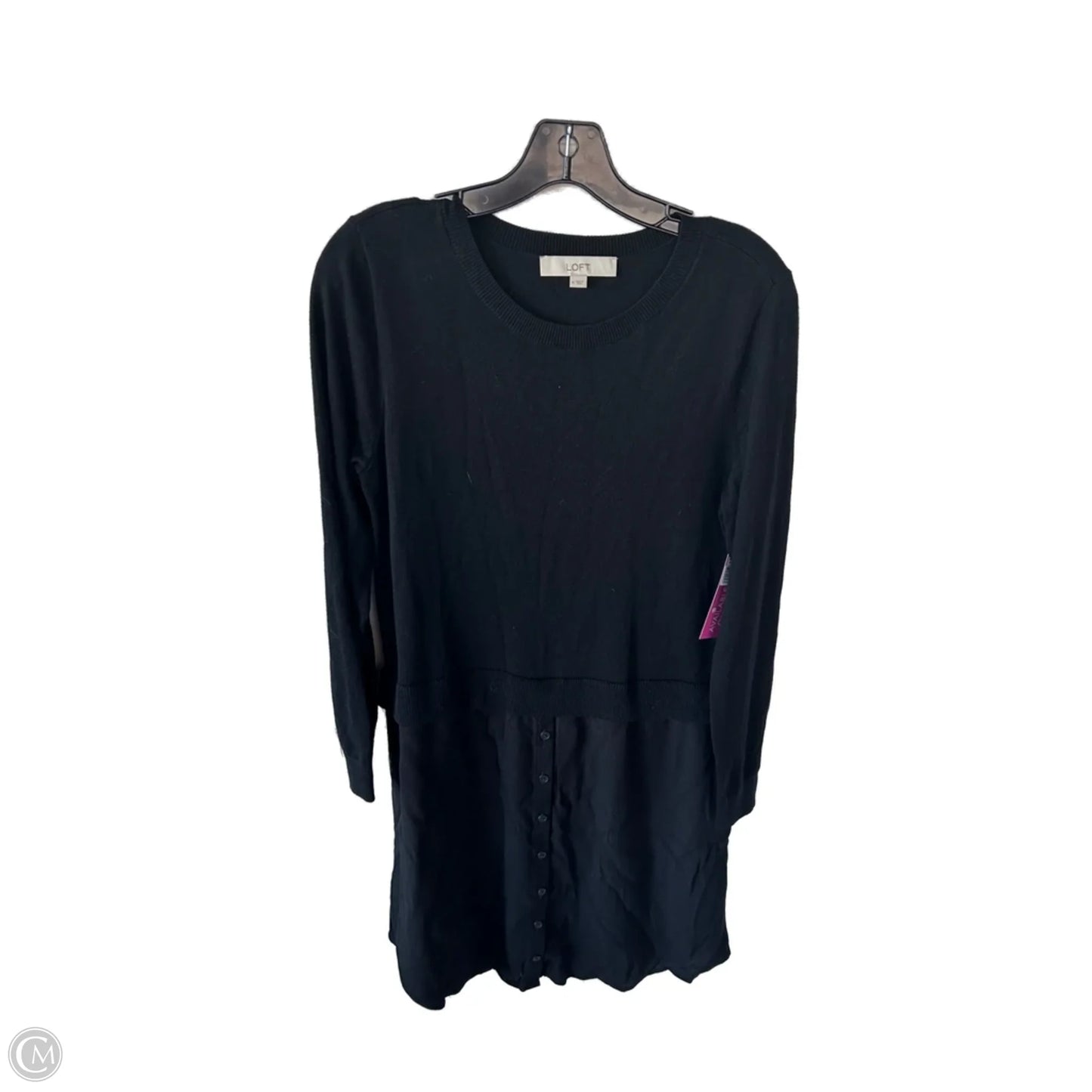 Dress Work By Loft In Black, Size: M