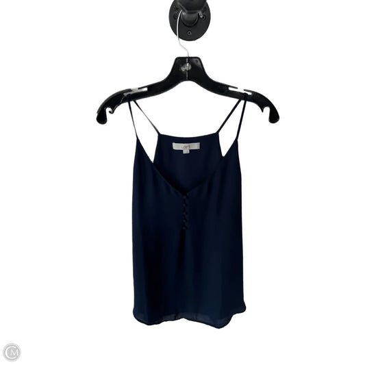 Top Sleeveless By Loft In Blue, Size: L