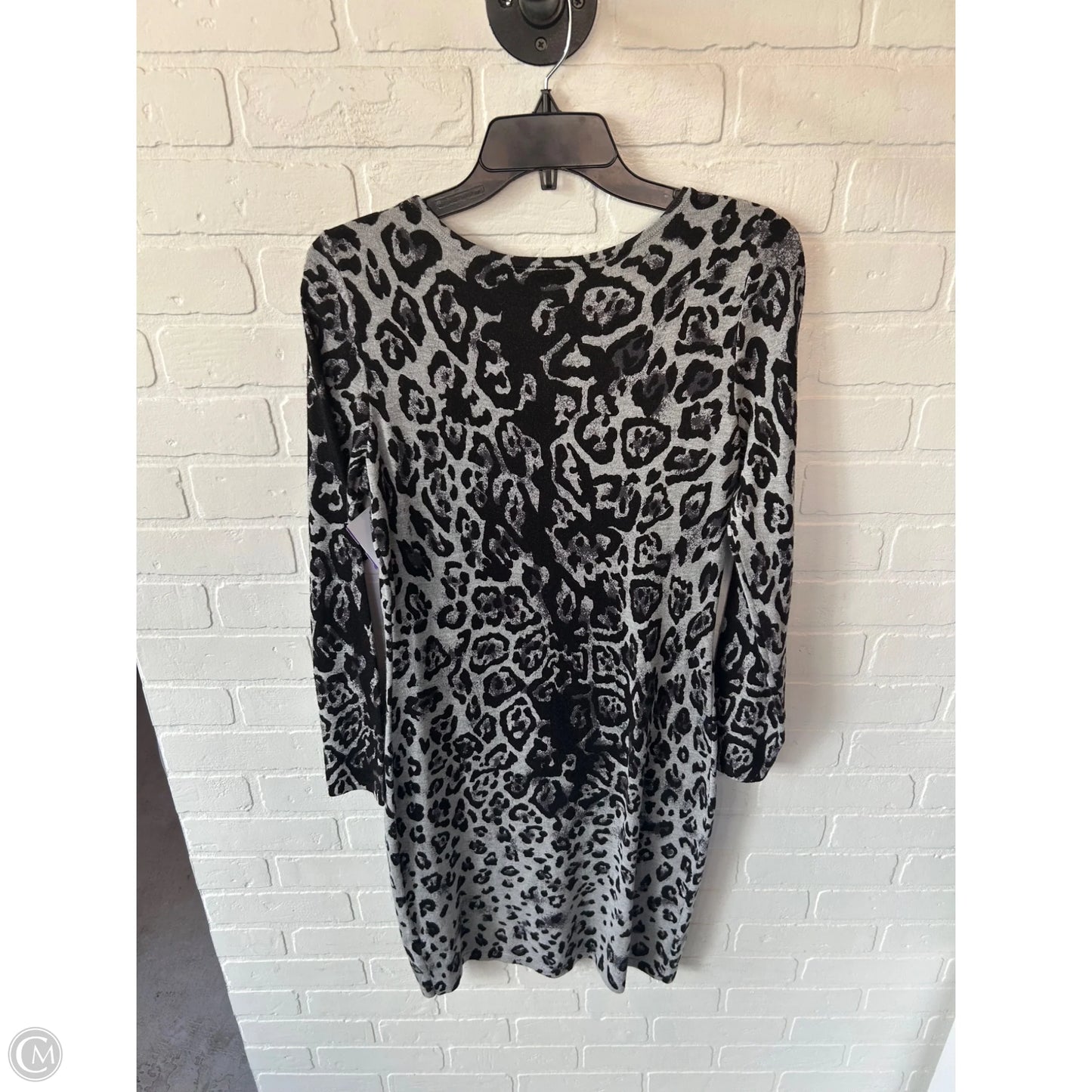Dress Sweater By Philosophy In Black & Grey, Size: S
