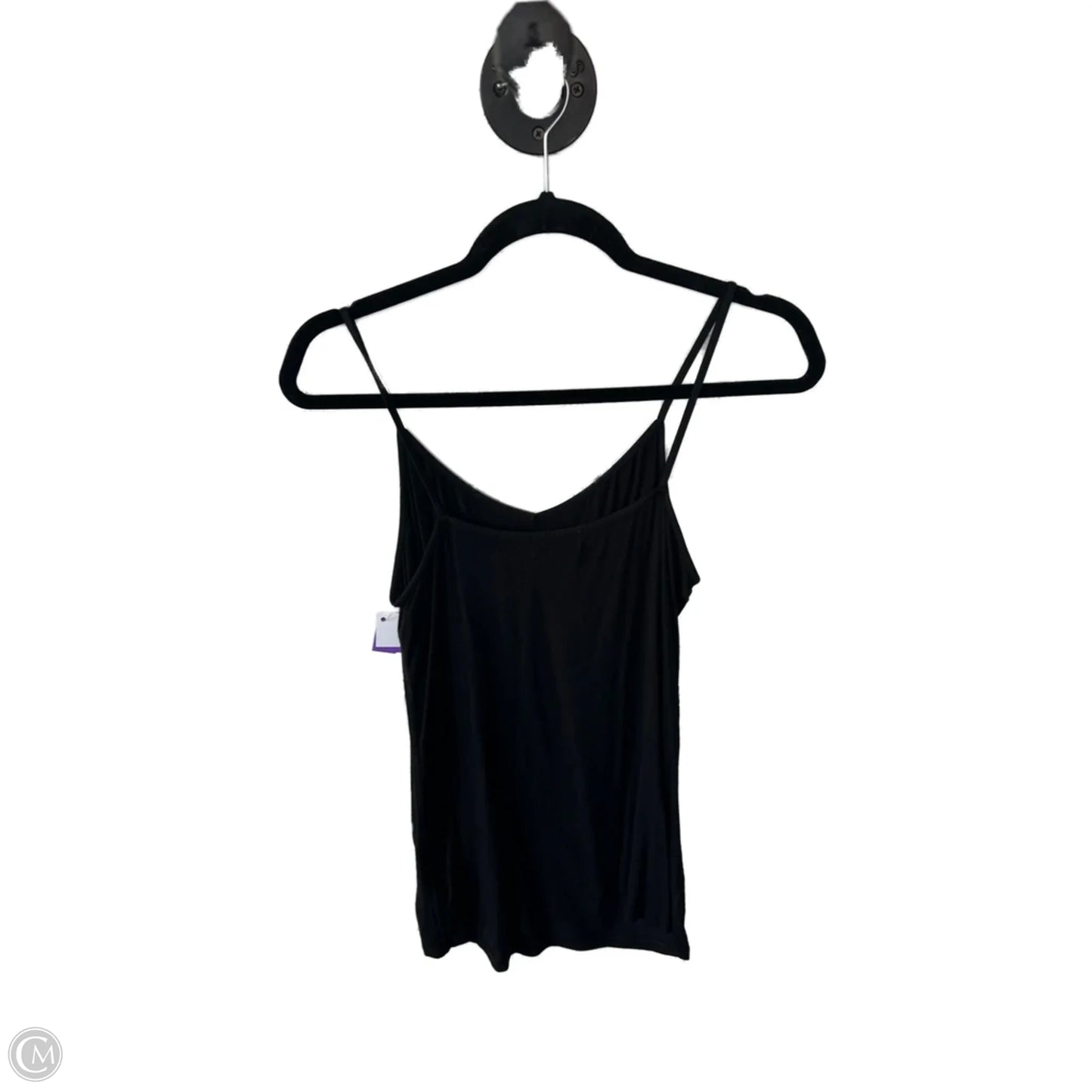 Top Sleeveless Basic By Gap In Black, Size: L