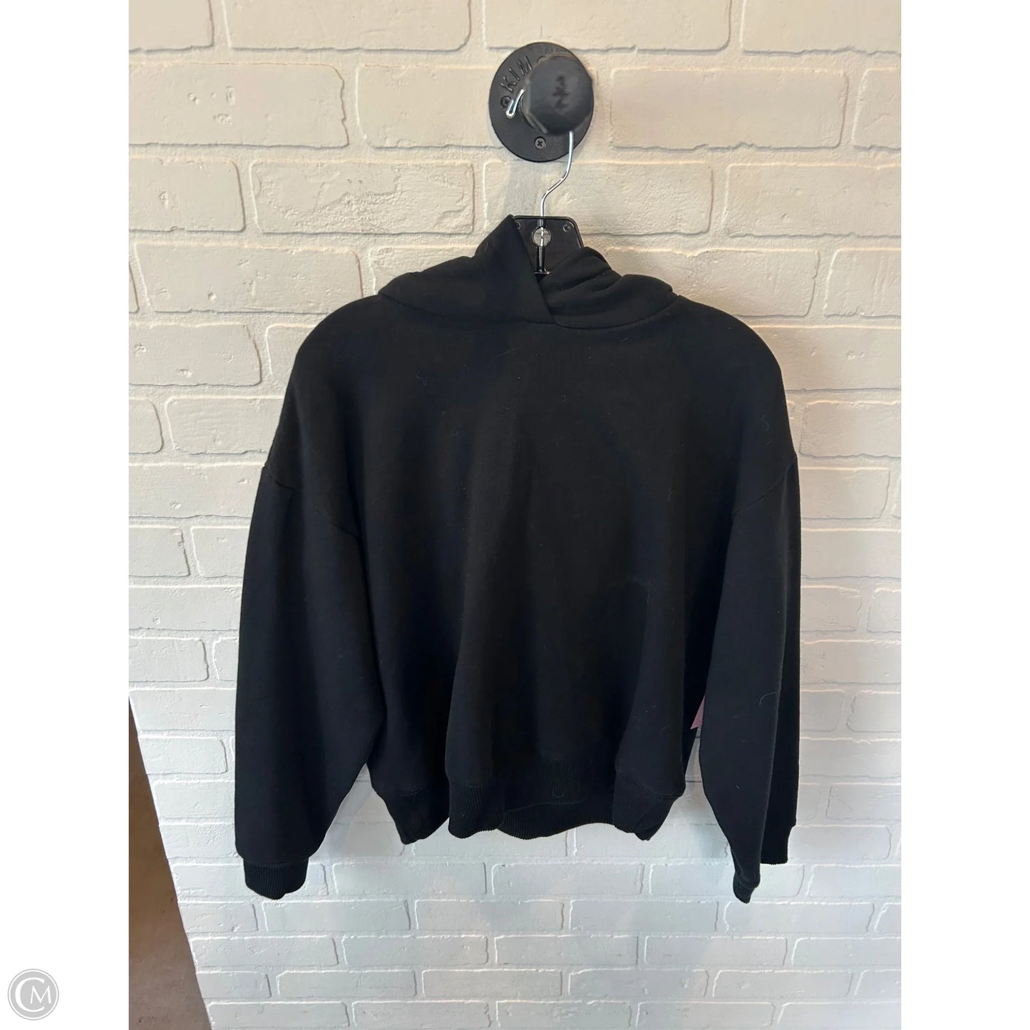 Sweatshirt Hoodie By A New Day In Black, Size: L