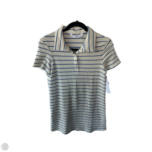 Dress Casual Short By Mng In Blue & Cream, Size: Xs