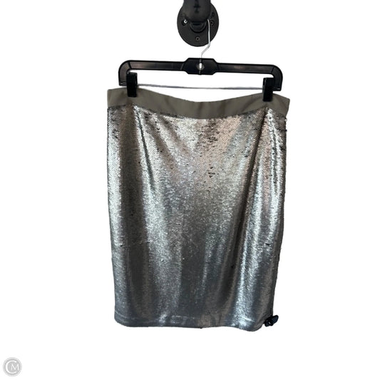 Skirt Midi By Banana Republic In Grey, Size: 14