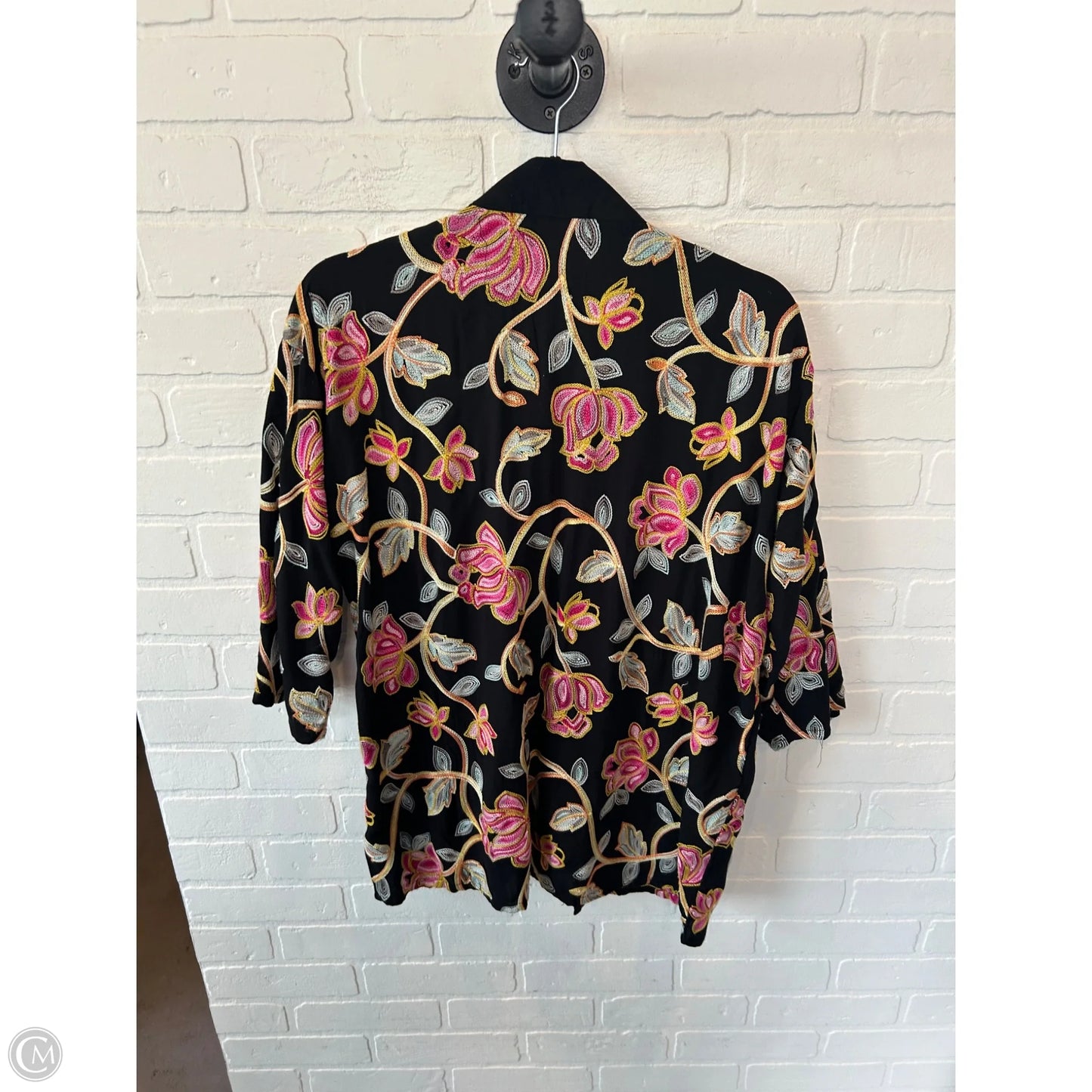 Blazer By Braeve In Black & Pink, Size: Xs