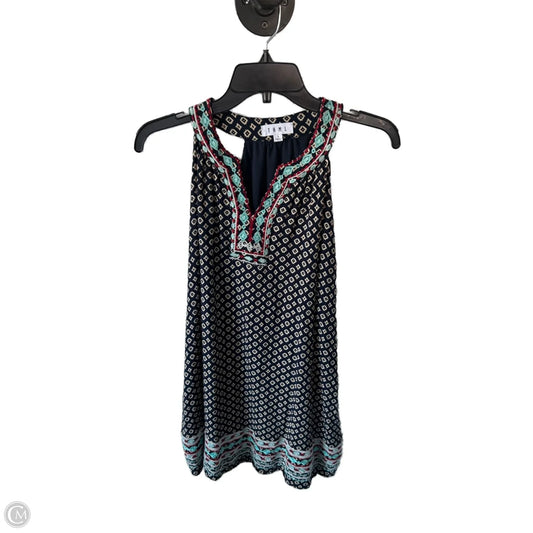 Dress Casual Short By Thml In Blue & Cream, Size: L