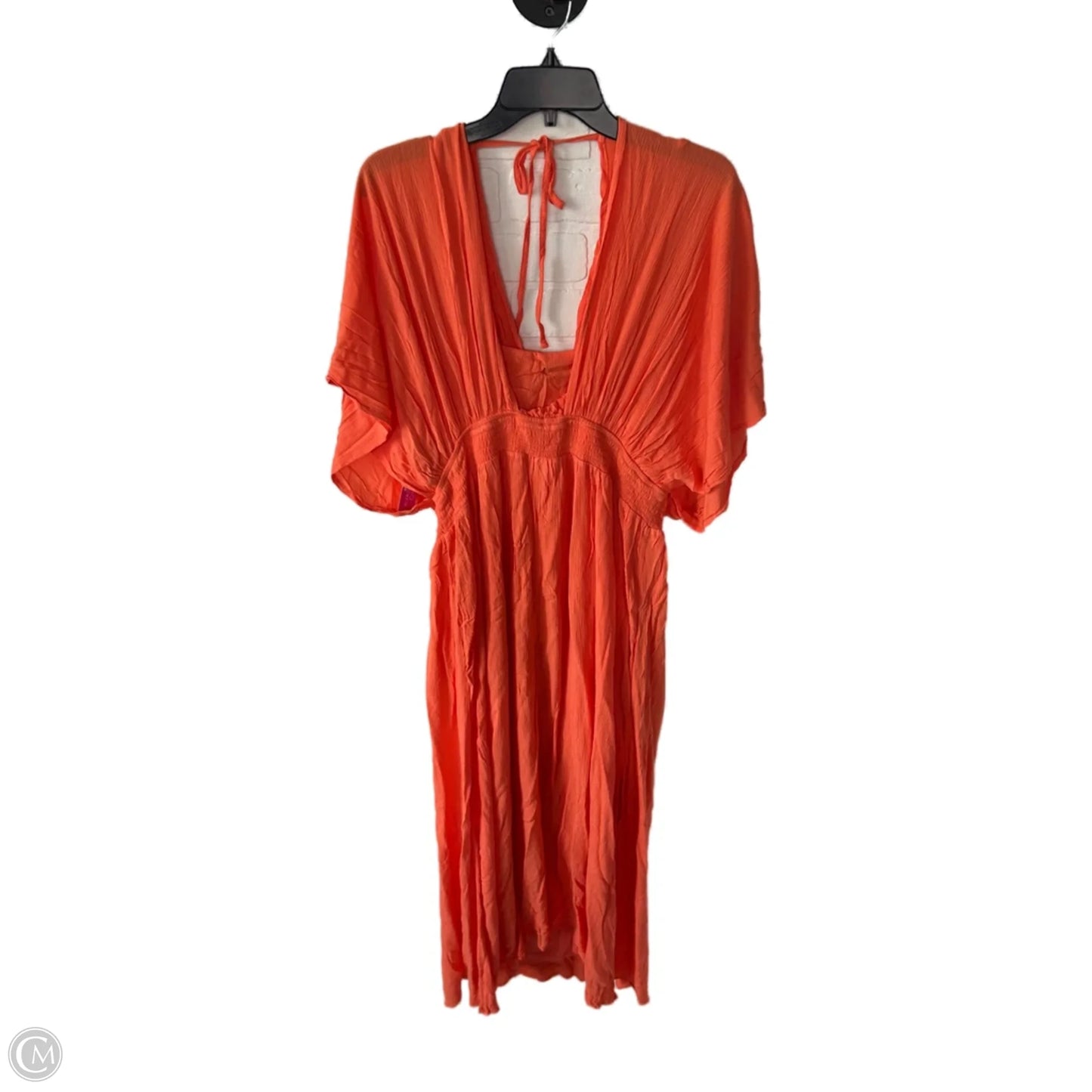 Dress Casual Maxi By Nina Leonard In Orange, Size: Xl