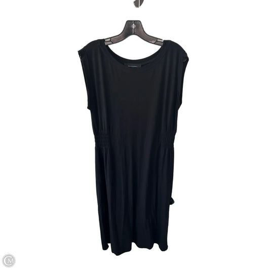 Dress Casual Maxi By White House Black Market In Black, Size: L