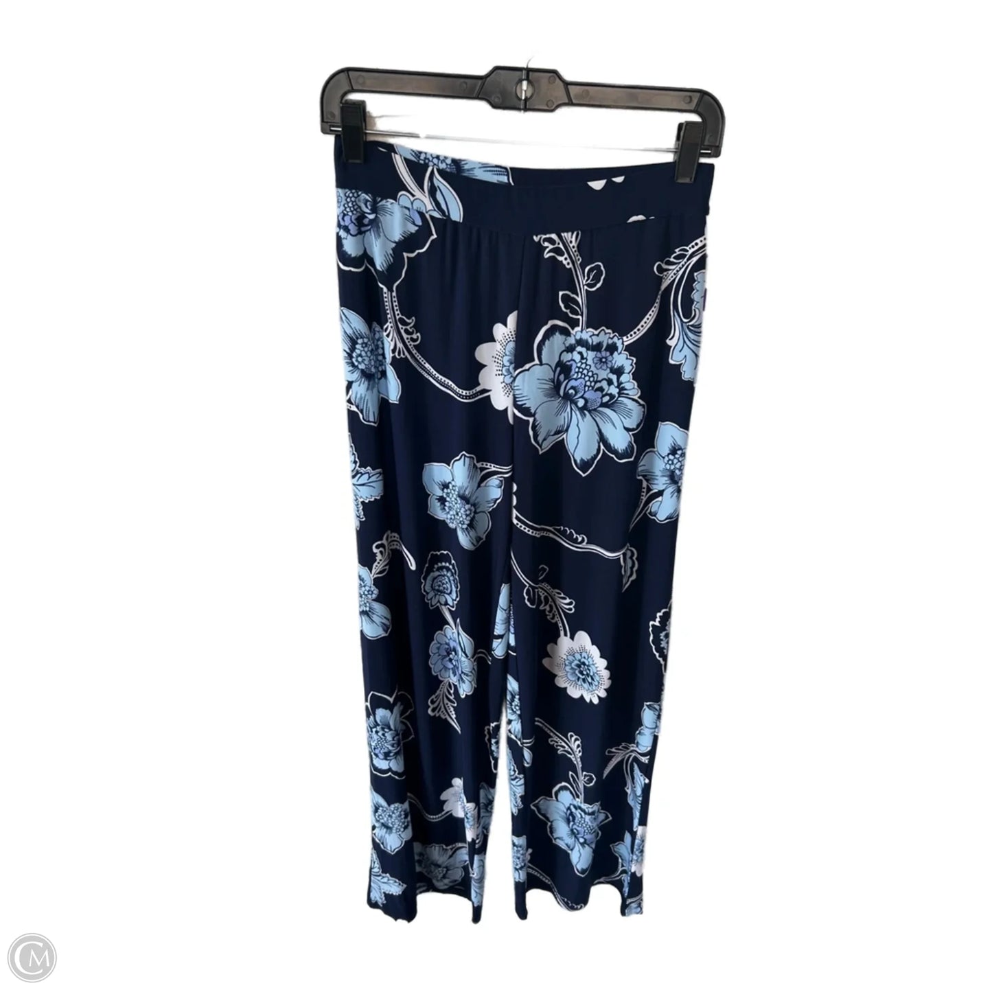 Pants Wide Leg By Dennis Basso Qvc In Blue, Size: 0