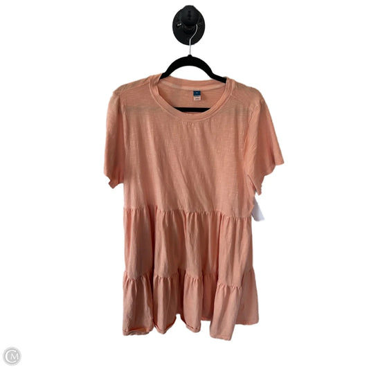 Dress Casual Short By Old Navy In Peach, Size: Xl