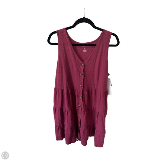 Dress Casual Short By Sonoma In Pink, Size: Xl