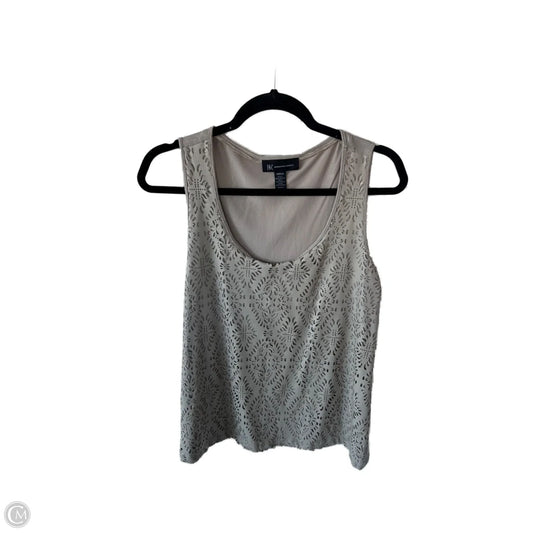 Tank Top By Inc In Tan, Size: M
