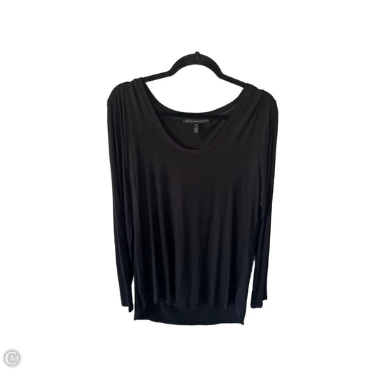 Top Long Sleeve Basic By White House Black Market In Black, Size: Xl