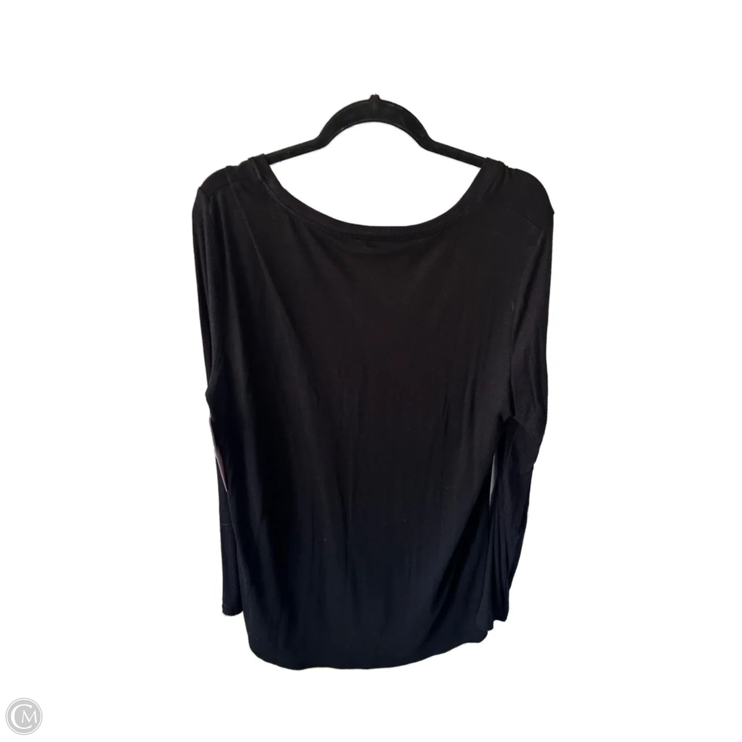 Top Long Sleeve Basic By White House Black Market In Black, Size: Xl
