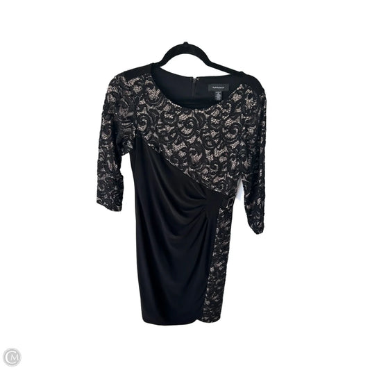 Dress Party Short By R And M Richards In Black, Size: S