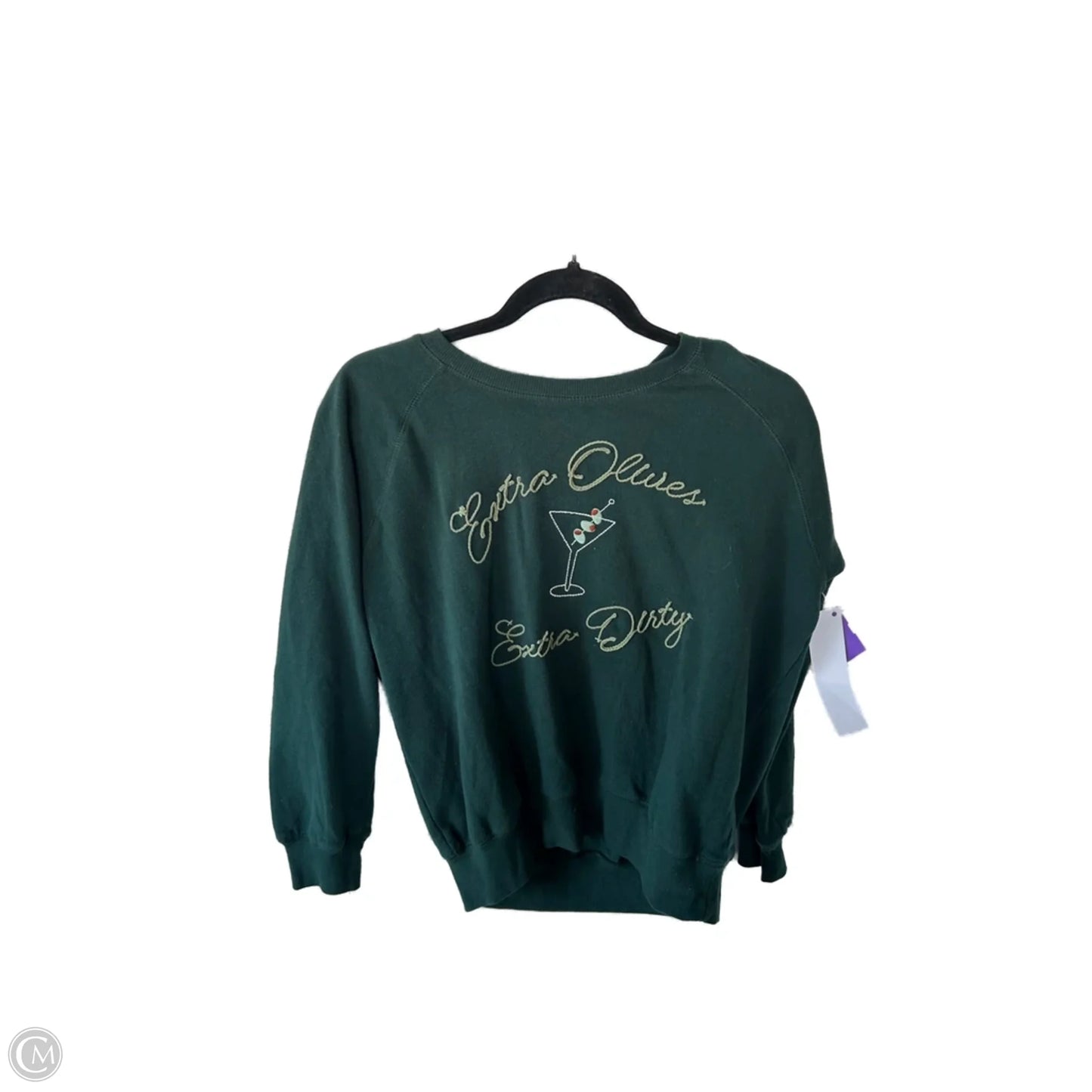 Sweatshirt Crewneck By Wildfox In Green, Size: S