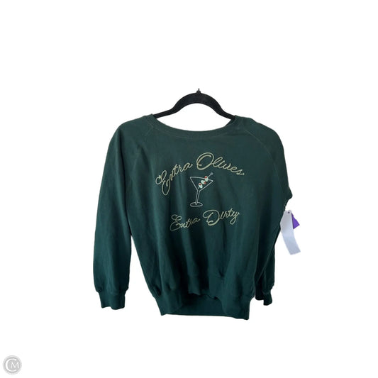 Sweatshirt Crewneck By Wildfox In Green, Size: S