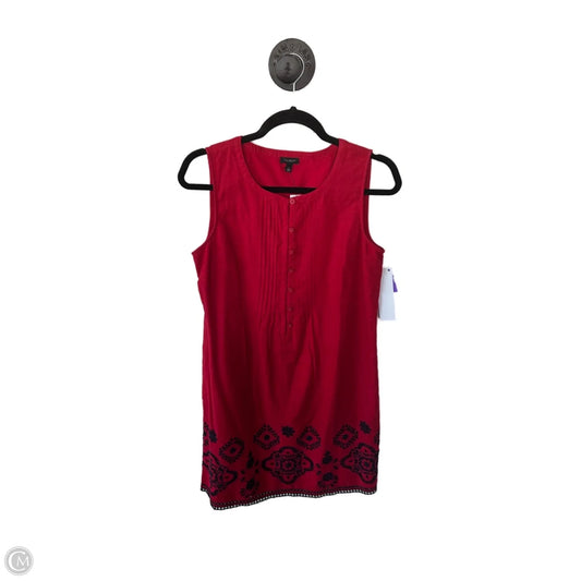 Dress Casual Short By Talbots In Black & Red, Size: S
