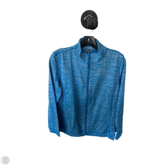 Sweatshirt Collar By Talbots In Blue, Size: M