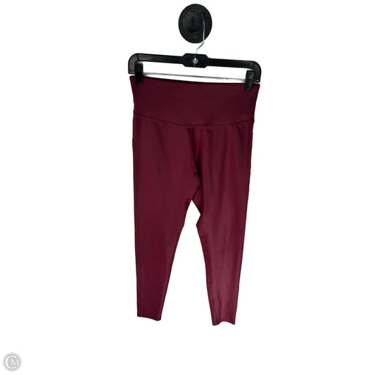 Athletic Leggings By C9 By Champion In Red, Size: 8