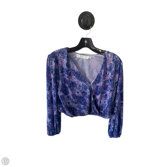 Top Long Sleeve By Astr The Label In Purple, Size: Xs