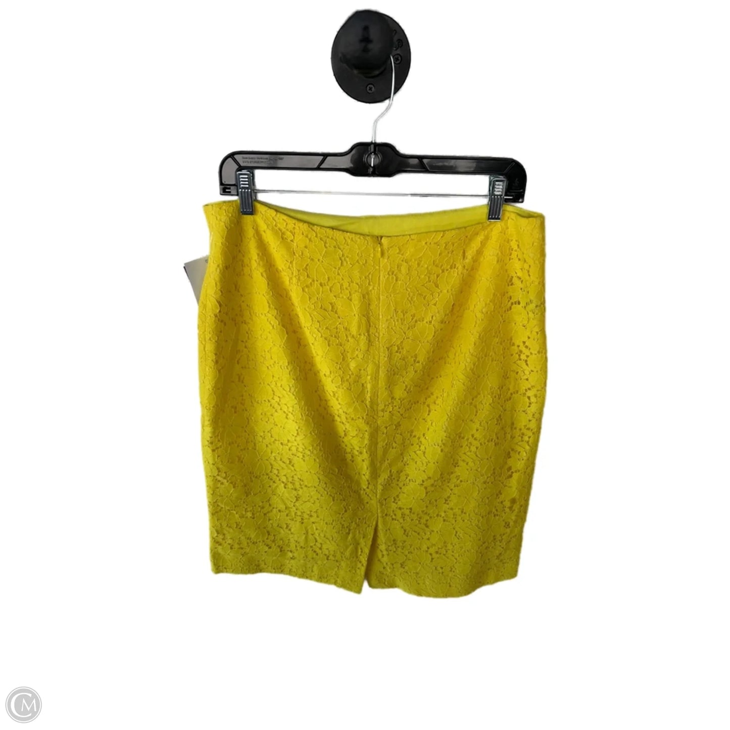 Skirt Mini & Short By Ann Taylor In Yellow, Size: 10