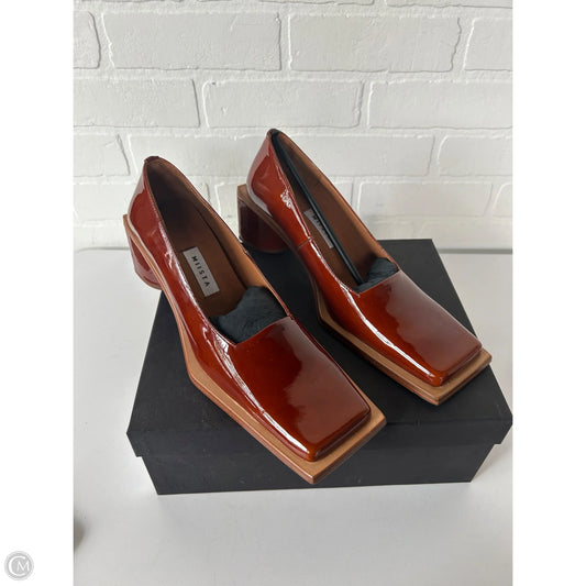Shoes Heels Block By Cma In Brown, Size: 8.5