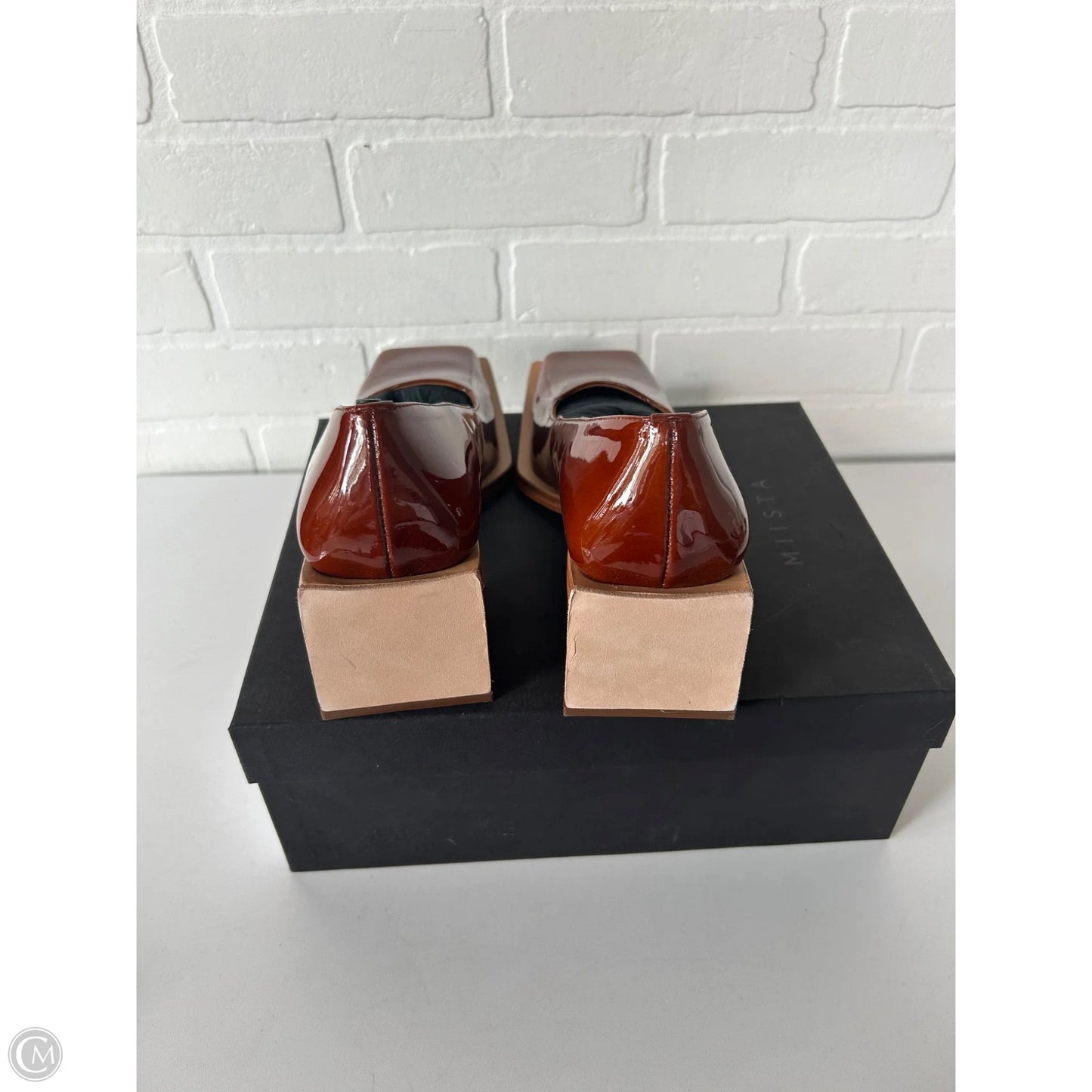Shoes Heels Block By Cma In Brown, Size: 8.5