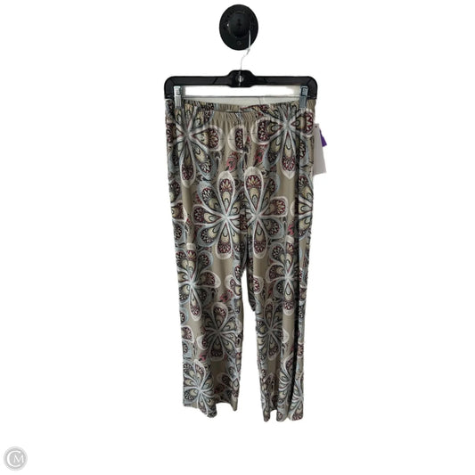 Pants Lounge By Melissa Paige In Tan & White, Size: 12