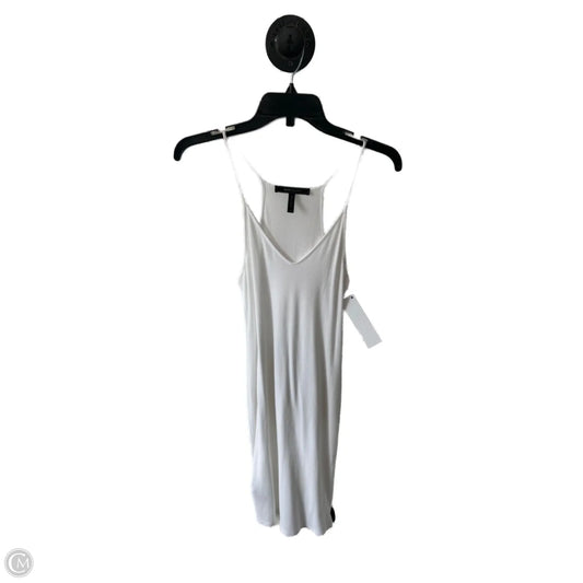 Dress Casual Midi By Bcbgmaxazria In White, Size: M