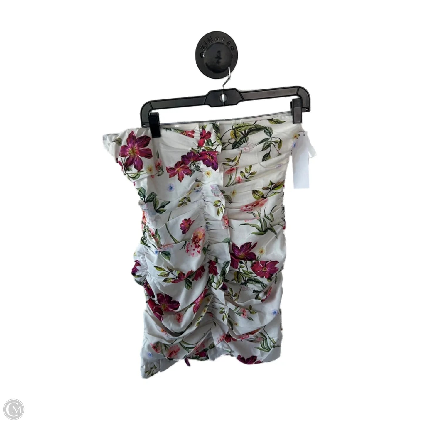 Dress Casual Short By Clothes Mentor In Purple & White, Size: L