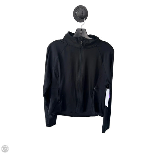 Athletic Sweatshirt Collar By Jockey In Black, Size: L
