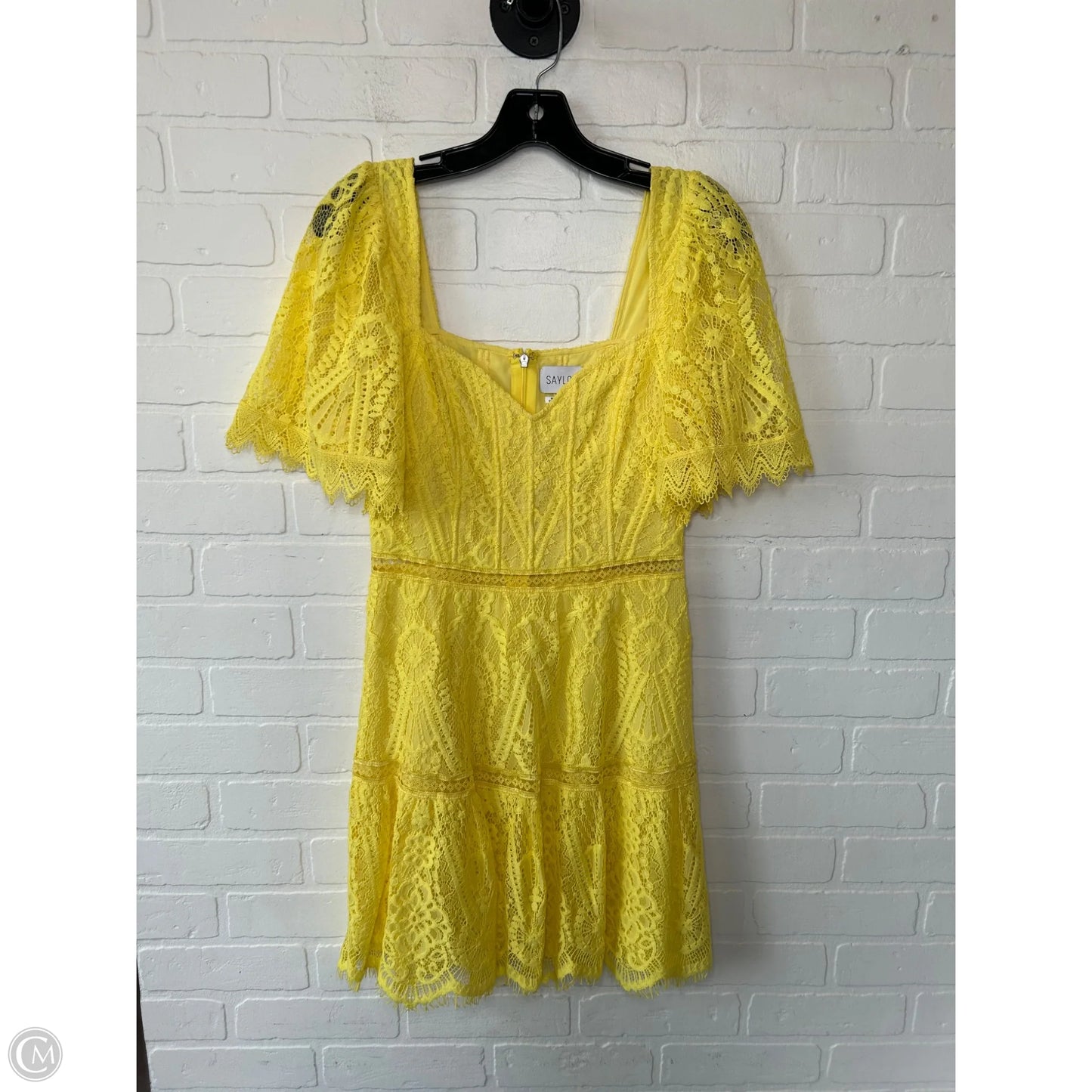 Dress Casual Short By Cma In Yellow, Size: S