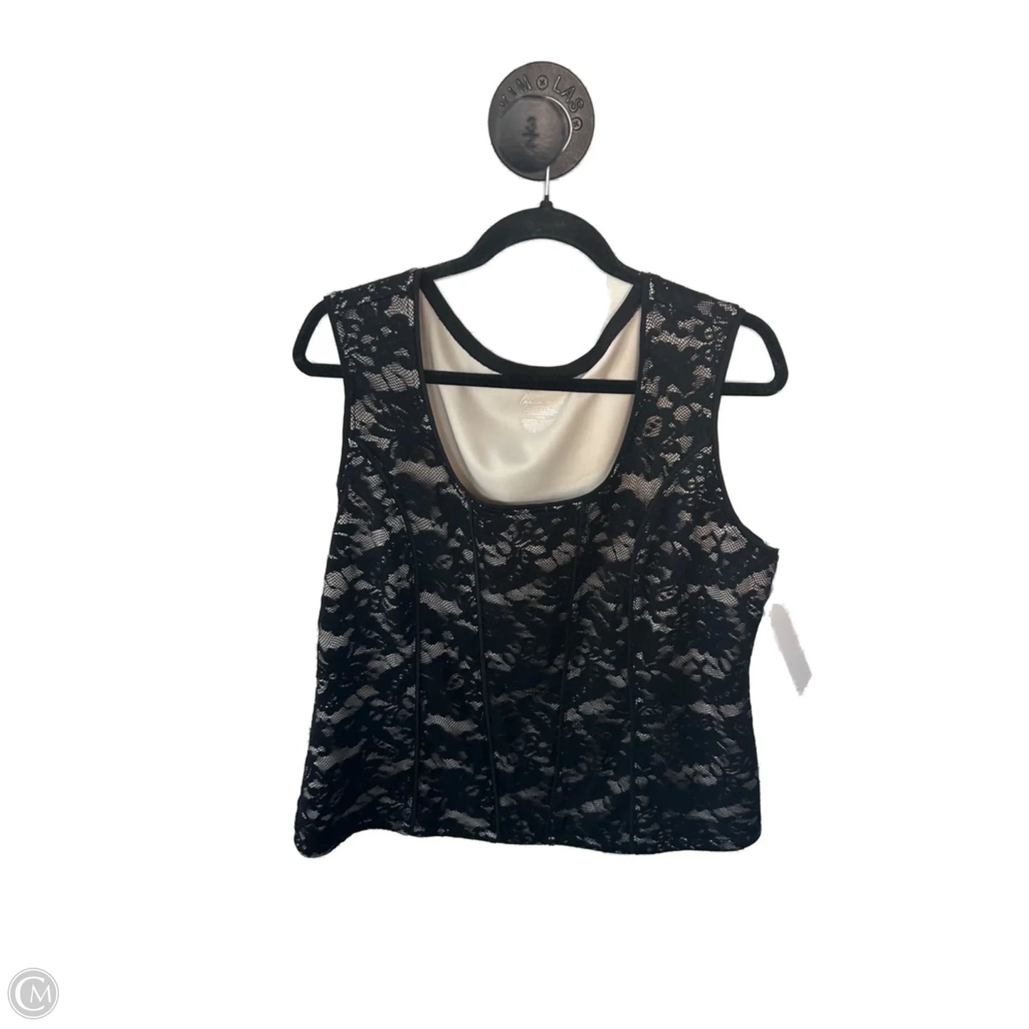 Top Sleeveless By Lane Bryant In Black & Tan, Size: Xl