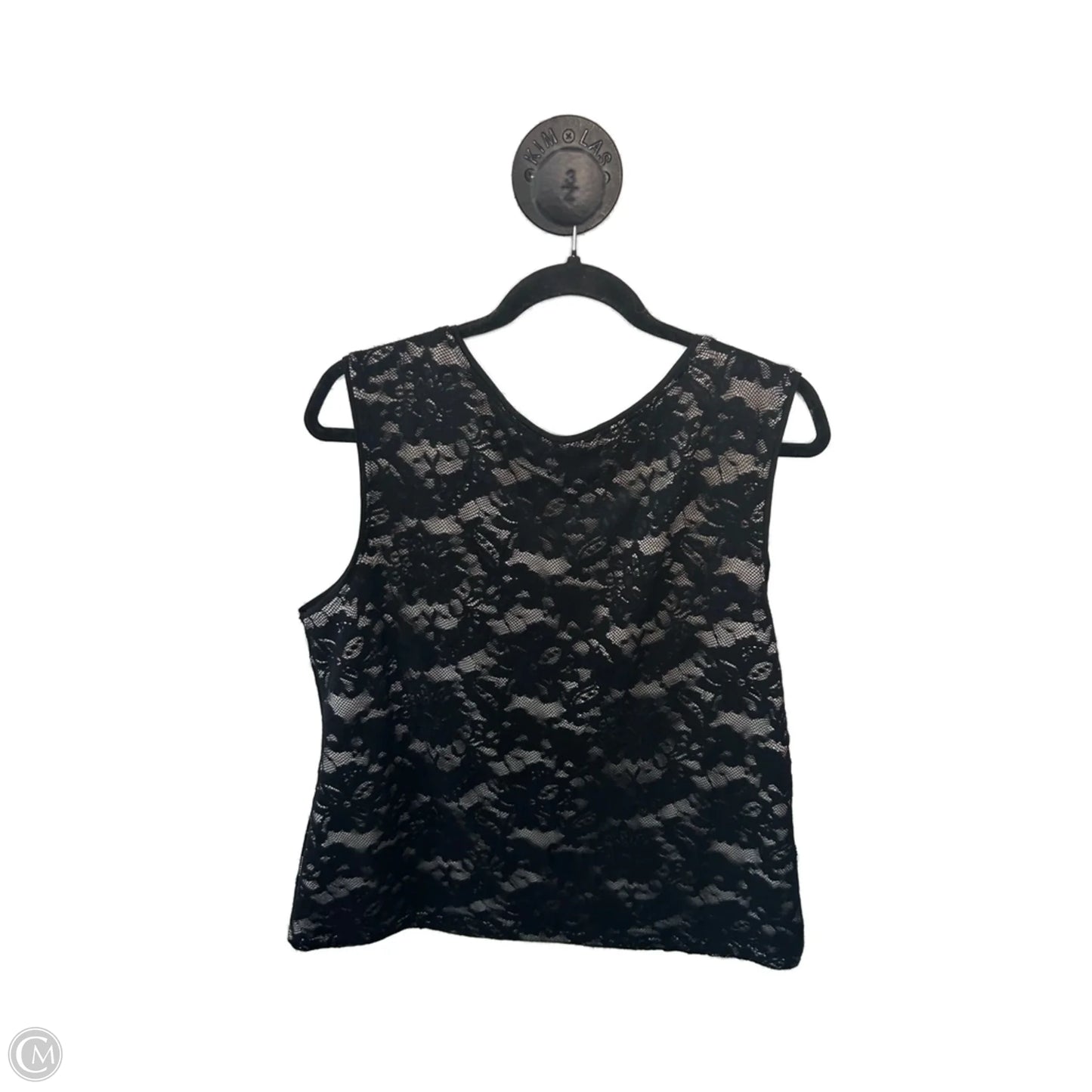 Top Sleeveless By Lane Bryant In Black & Tan, Size: Xl